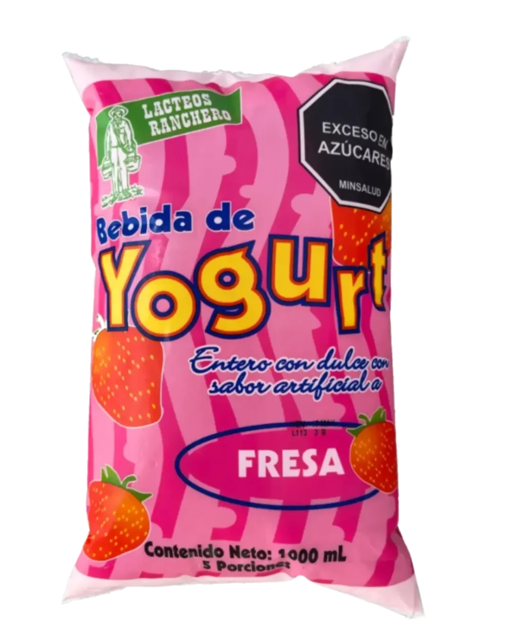 Yogurt Fresa 01 Bebida de Yogurt