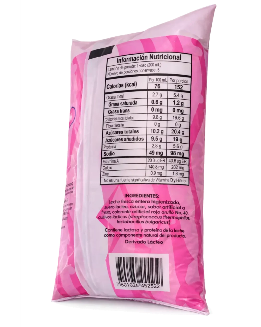 Yogurt Fresa 02 Bebida de Yogurt