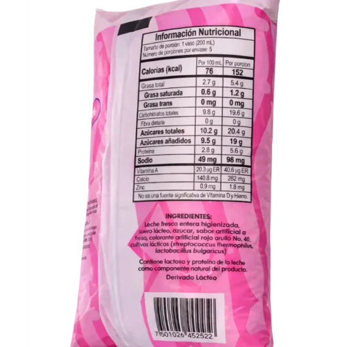 Yogurt Fresa 02 Bebida de Yogurt