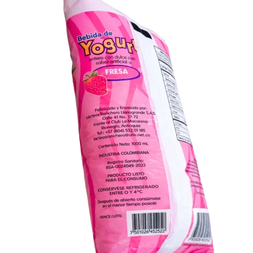 Yogurt Fresa 03 Bebida de Yogurt