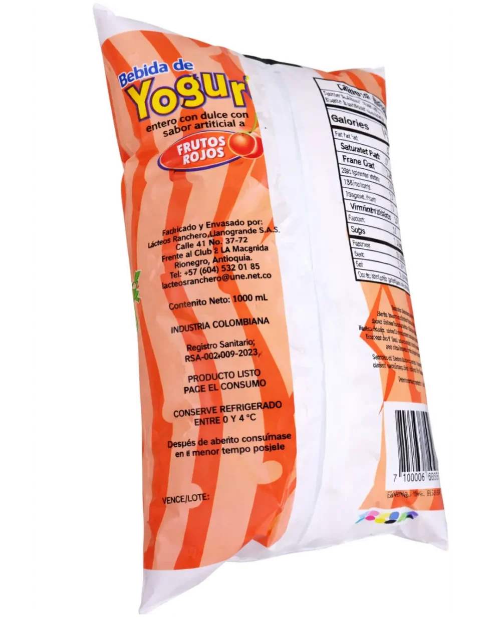 Yogurt Frutosrojos 03 Bebida de Yogurt