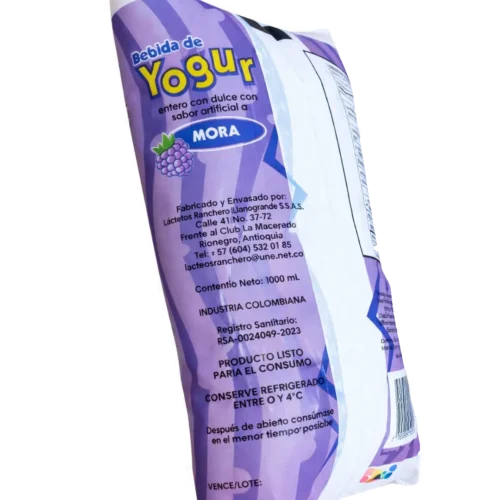 Yogurt Mora 02 Bebida de Yogurt